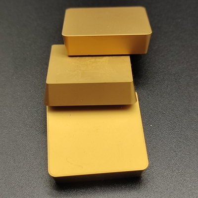SPUN250620Sの固体炭化物は金のコーティングが付いている炭化物の刃の回転カッターを挿入する