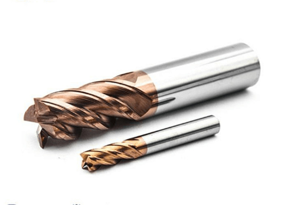 HRC45-50 Carbide Flat End Mills CNC Machines Cutting Tools SGS Certification