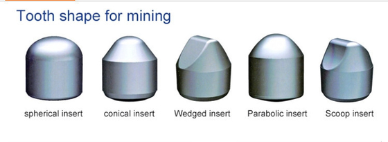 Co WCの炭化タングステンの採鉱の挿入物はポーランド語にボタンをかける